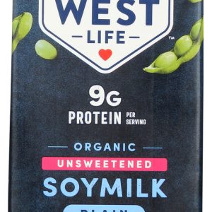 WESTSOY: Organic Unsweetened Soymilk, 32 oz