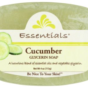 CLEARLY NATURAL: Cucumber Pure & Natural Glycerine Soap, 4 oz