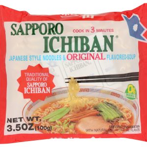 SAPPORO ICHIBAN: Original Japanese Style Noodles, 3.5 oz