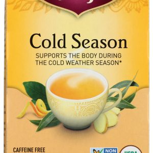 YOGI TEAS: Organic Cold Season Caffeine Free, 16 Tea Bags