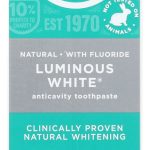 TOMS OF MAINE: Toothpaste Luminous White Clean Mint, 4 oz