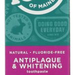 TOMS OF MAINE: Fluoride Free Antiplaque & Whitening Toothpaste Peppermint, 5.5 Oz