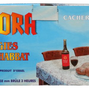 MENORAH: Shabbat Candles 72Pc, 1 ea