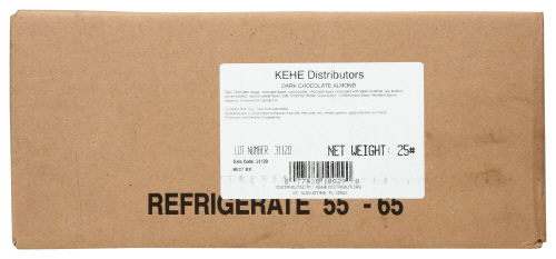 BULK NUTS: Dark Chocolate Covered Almonds, 25 Lb