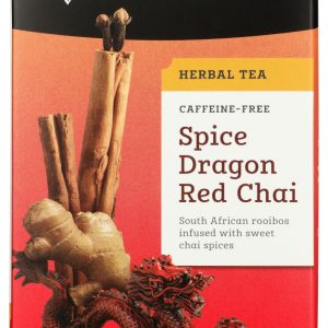 STASH TEA: Premium Herbal Tea Spice Dragon Red Chai Caffeine Free 18 Tea Bags, 1.2 oz