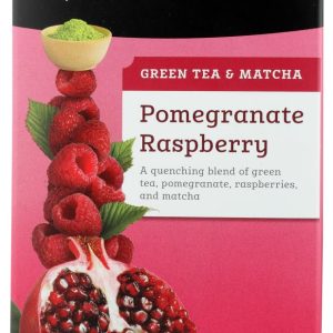 STASH TEA: Green Tea Pomegranate Raspberry with Matcha 18 Tea Bags, 1.2 Oz