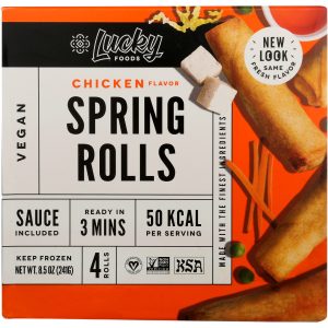 LUCKY: Chicken Flavor Spring Rolls, 8.5 oz