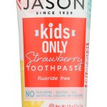 JASON: Kids Only! Natural Toothpaste Strawberry, 4.2 oz