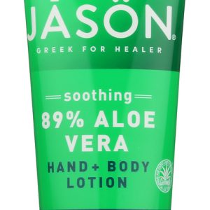 JASON: Hand & Body Lotion Soothing 84% Aloe Vera, 8 oz