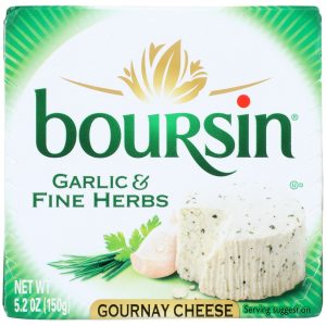 BOURSIN: Garlic & Fine Herbs Gournay Cheese, 5.2 oz