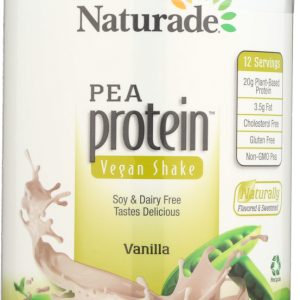 NATURADE: Pea Protein Vegan Shake Vanilla, 15.6 Oz