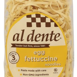 AL DENTE: Egg Fettucine Noodles, 12 oz