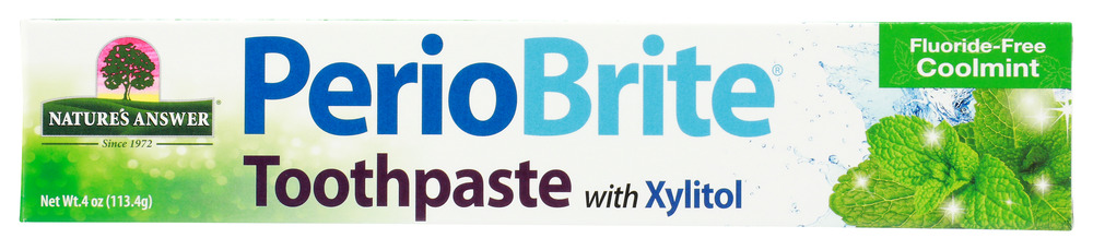 NATURE'S ANSWER: PerioBrite Toothpaste Cool Mint, 4 oz