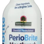 NATURE'S ANSWER: PerioBrite Natural Mouthwash Winter Mint, 16 Oz