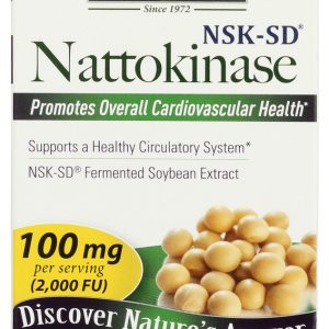NATURE'S ANSWER: Nattokinese 100mg 2000fu, 60 cp