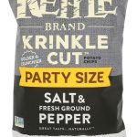 KETTLE BRAND: Krinkle Cut Potato Chips Salt & Fresh Ground Pepper, 13 oz