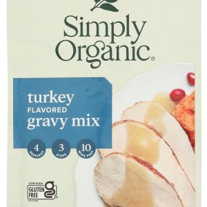 SIMPLY ORGANIC: Gravy Seasoning Mix Roasted Turkey, .85 Oz