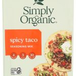 SIMPLY ORGANIC: Spicy Taco Seasoning Mix, 1.13 oz