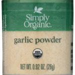 SIMPLY ORGANIC: Mini Garlic Powder, .92 oz
