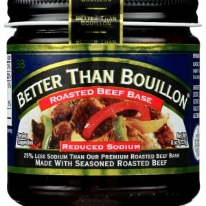 BETTER THAN BOUILLON: All Natural Reduce Sodium Beef Base, 8 Oz