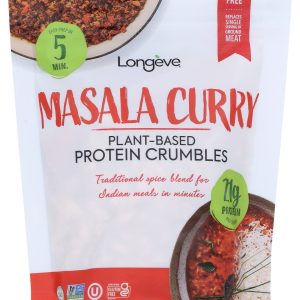 LONGEVE BRANDS: Protein Crumble Curry, 1.5 oz