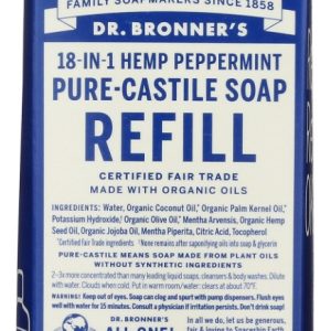DR. BRONNER'S: Soap Refill Peppermint , 32 fo