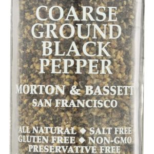MORTON & BASSETT: Coarse Ground Black Pepper, 1.8 oz