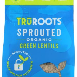 TRUROOTS: Organic Sprouted Green Lentil, 10 oz