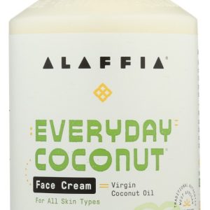 ALAFFIA: Everyday Coconut Face Cream Purely Coconut, 12 fo