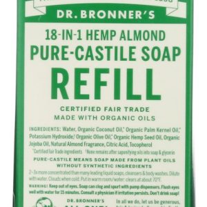 DR. BRONNER'S: Soap Refill Almond Pure, 32 fo