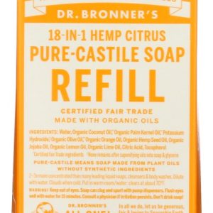 DR. BRONNER'S: Soap Refill Citrus, 32 fo