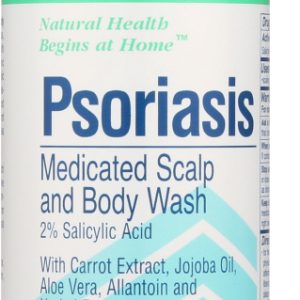 HOME HEALTH: Psoriasis Medicated Scalp and Body Wash, 8 Oz
