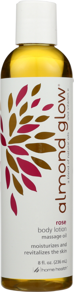 HOME HEALTH: Almond Glow Skin Lotion Rose, 8 oz