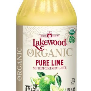LAKEWOOD: Organic Pure Juice Lime, 12.5 oz