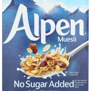 ALPEN: Muesli Cereal No Sugar Added, 14 oz