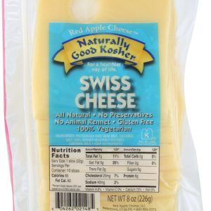NATURALLY GOOD KOSHER: Sliced Swiss Cheese, 8 oz