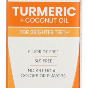 HIMALAYA HERBAL HEALTHCARE: Turmeric & Coconut Oil Whitening Antiplaque Toothpaste, 4 oz