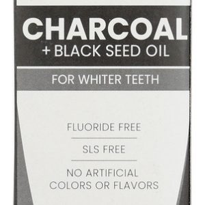 HIMALAYA HERBAL HEALTHCARE: Charcoal & Black Seed Oil Whitening Antiplaque Toothpaste, 4 oz