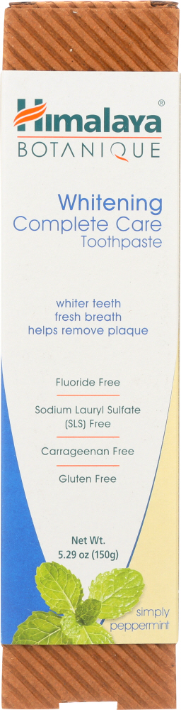 HIMALAYA HERBAL HEALTHCARE: Simply Peppermint Whitening Toothpaste, 150 gm