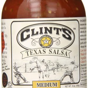 CLINT'S: Texas Salsa Medium, 16 oz