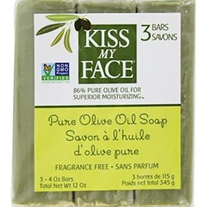 KISS MY FACE: Soap Bar 3Pk Pure Olvo, 12 oz