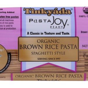 TINKYADA: Organic Brown Rice Spaghetti Style, 12 oz