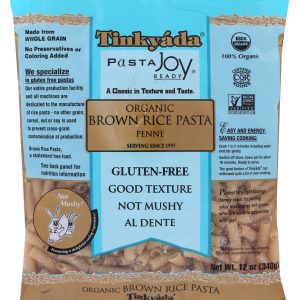 TINKYADA: Organic Brown Rice Penne Pasta, 12 oz