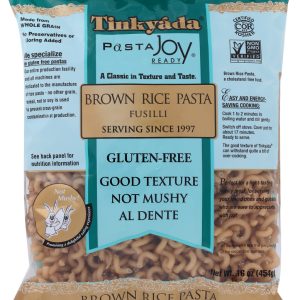 TINKYADA: Brown Rice Pasta Fusilli With Rice Bran, 16 oz