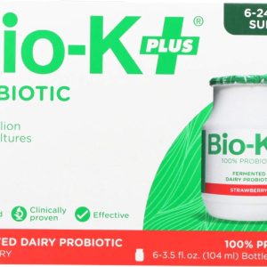 BIO K: Probiotic Kidz Strawberry Six Pack, 21 oz