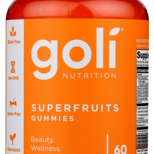 GOLI NUTRITION: Superfruit Gummies, 60 ea