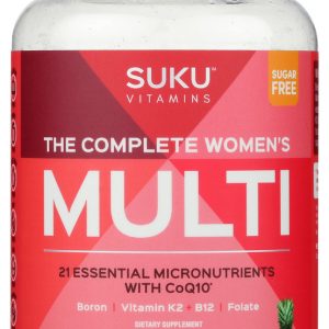 SUKU VITAMINS: Womens Multivitamin Gummy, 60 pc