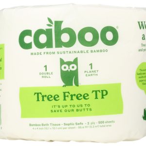 CABOO: Tree Free Bath Tissue Single Roll, 1 ea
