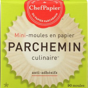 PAPERCHEF: Culinary Parchment Mini Baking Cups, 90 Pc