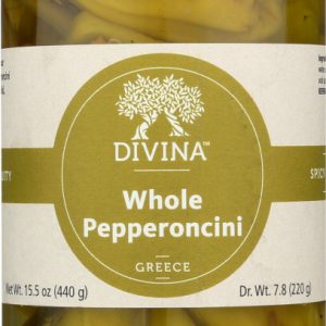 DIVINA: Whole Pepperoncini, 7.75 oz
